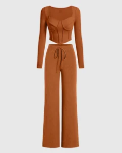 Burnt Orange Coord Set