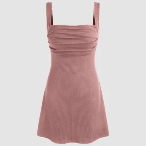 Square Neck Mini Dress