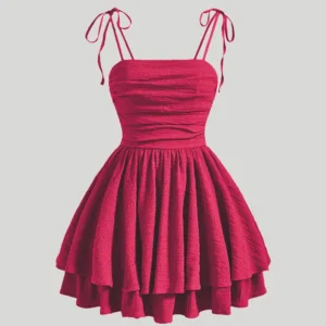 Ruched Cami Dress In Pink